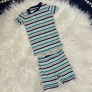 ⚡️KicKee Pants - striped pajama set 4T
